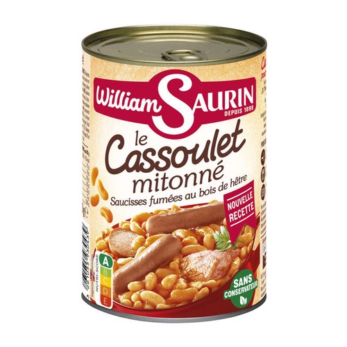 William Saurin Le cassoulet mitonné 420g