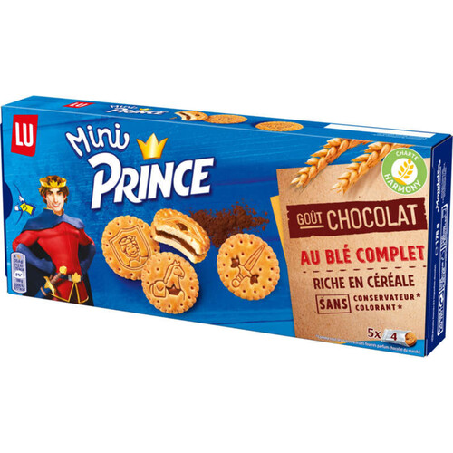 Lu Prince Mini Biscuits fourrés au Chocolat 178g