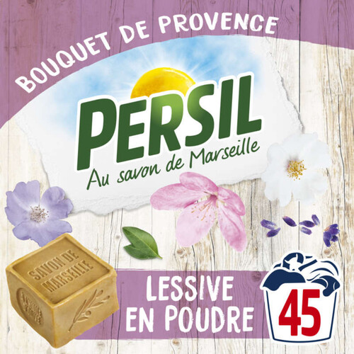 Persil Lessive Poudre Bouquet de Provence 45 Doses