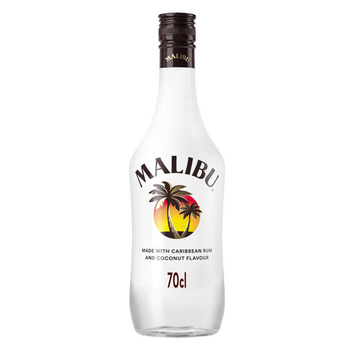 Malibu Liqueur De Rhum Blanc Aromatisée À La Noix De Coco 18%Vol. 70cl