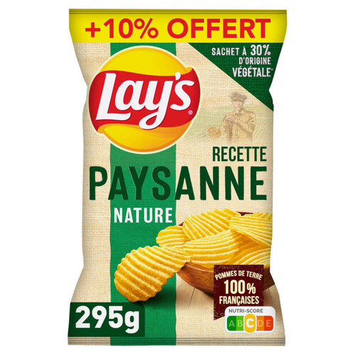 Lay's Chips recette paysanne nature 325g