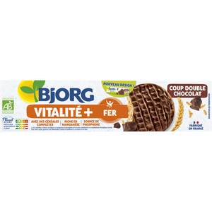 Bjorg Bio Nutri+ Biscuits Coup Double Chocolat 200g