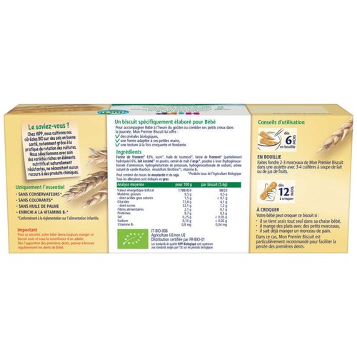 [Par Naturalia] Hipp Mon Premier Biscuit 6M Bio 180g