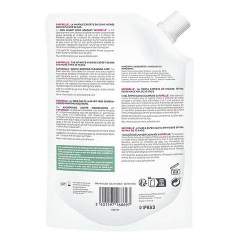 [Para] Saforelle Soin Lavant Doux Recharge 400ml