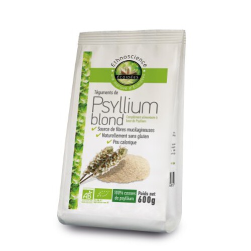 [Par Naturalia] Ethnoscience Psyllium Blond en poudre Bio 600g