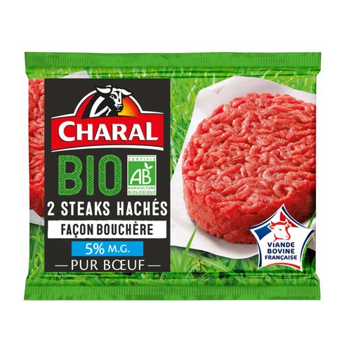 Charal Bio Haché Façon Boucherie  2x120g