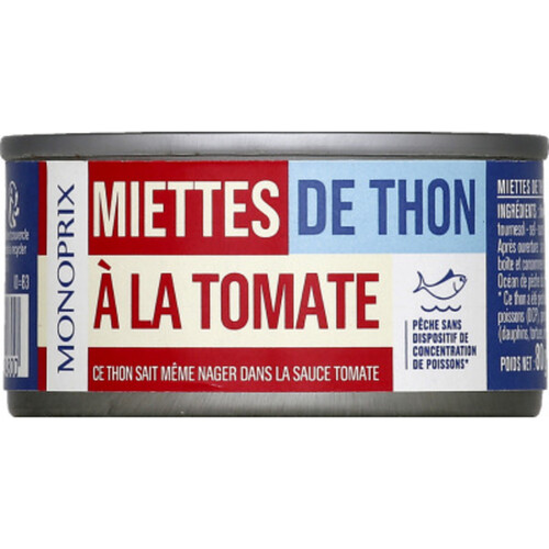 Monoprix Miettes de Thon à la Tomate 52g