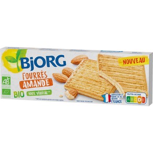 Bjorg Bio Fourrés amande 100% végétal 150g