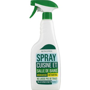 Monoprix Spray dégraissant et salle de bains 750ml