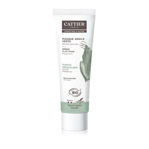 [Par Naturalia]  Cattier Masque Argile Verte 100ml