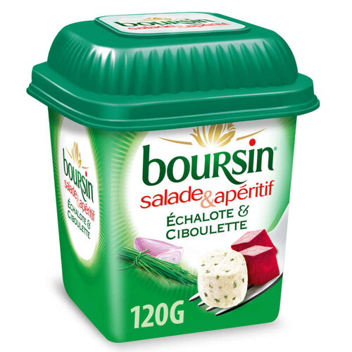 Boursin Echalote & Ciboulette Fromage Salade & Apéritif 120 g