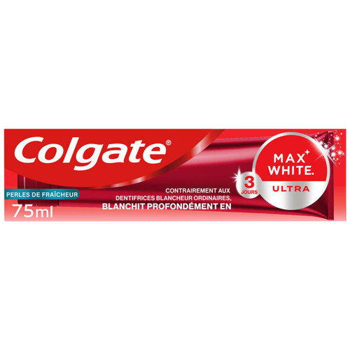 Colgate max white dentifrice ultra perles de fraicheur 75ml