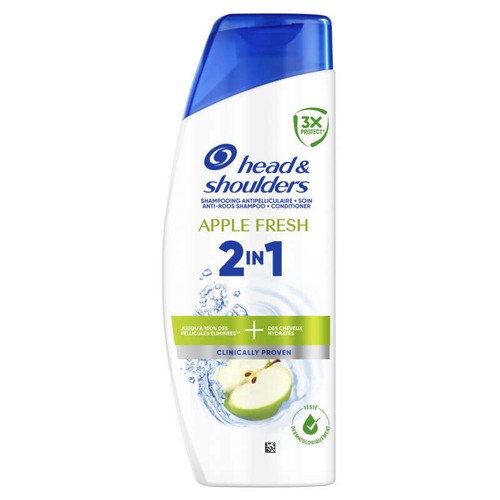 Head & Shoulders Apple Fresh 2 en 1 Shampooing et après-shampoing antipelliculaire 300ml
