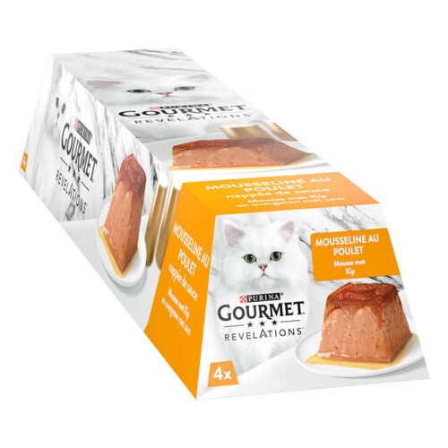 Purina Gourmet Revelations Mousseline Au Poulet 4x57g