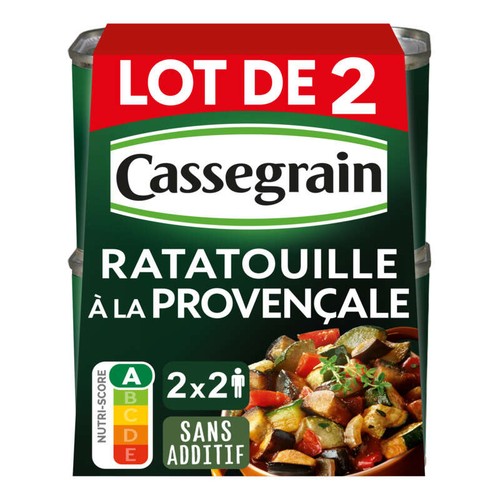 Cassegrain lot de deux ratatouilles 2x265g