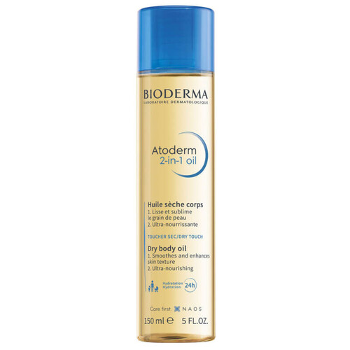 Bioderma Atoderm 2-en-1 Oil Huile Sèche Corps 150ml