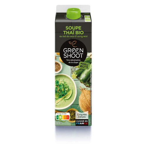 Green Shoot Soupe Courgette Lait De Coco & Curry Vert Bio