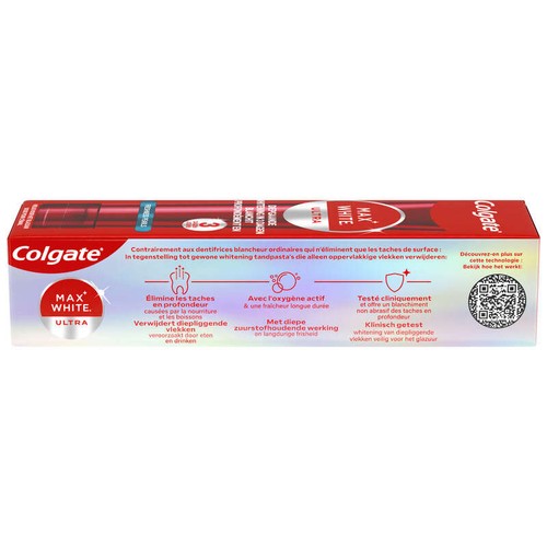 Colgate Max white Dentifrice ultra perles de fraicheur 75ml