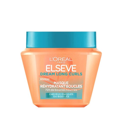 L'Oréal Paris Elseve Masque Capillaire Réhydratant Boucles pour Cheveux Ondulés et Bouclés 290ml