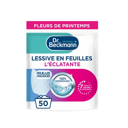 Dr Beckmann Lessive Feuilles Magiques L'Eclatante x50