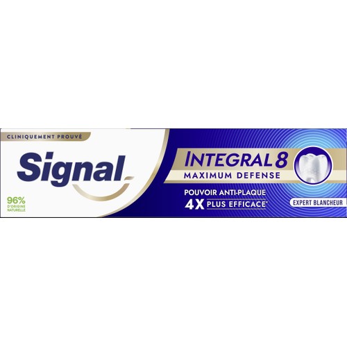 Signal intégral 8 Dentifrice maximum défense expert blancheur 75ml