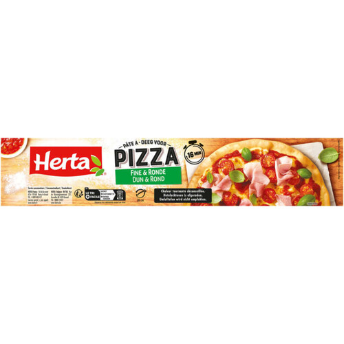 Herta pâte à pizza fine et ronde 265g