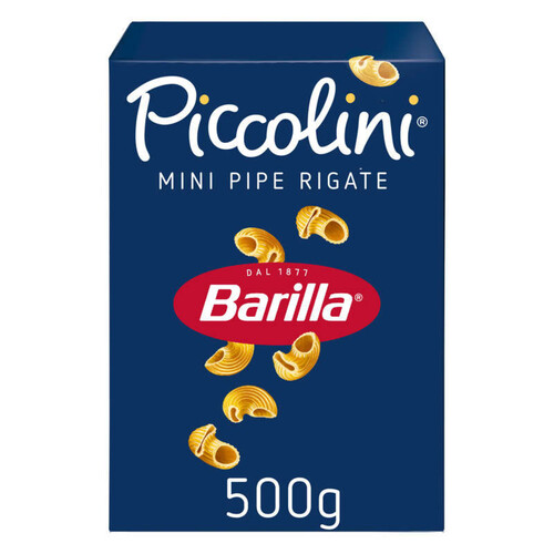 Barilla Piccolini Pâtes Mini Pipe 500g