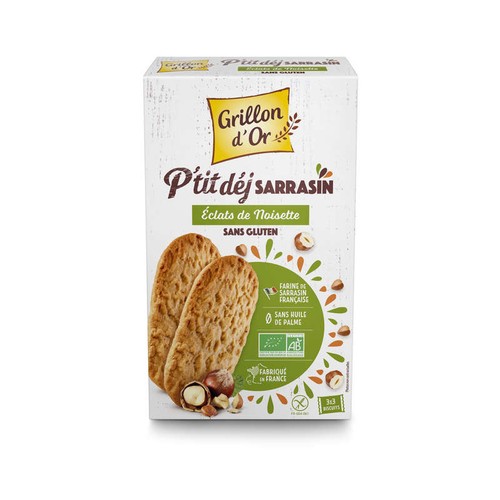 [Par Naturalia] Grillon D'Or P'Tit Déj Sarrasin Noisette Sg 150G Bio