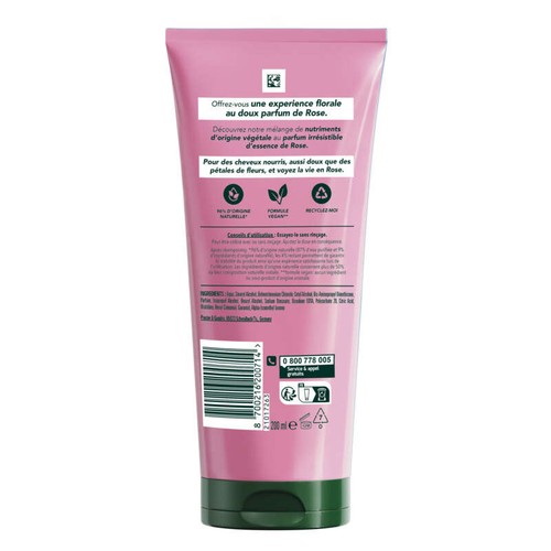 Herbal Essences Douceur Après-Shampoing Parfum Rose 200ml