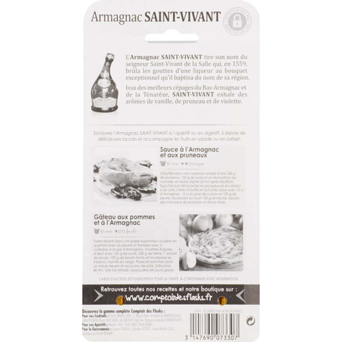 La Mazière Armagnac Saint Vivant 40% Flasque 20cl