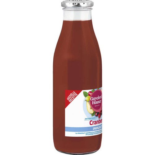 Gayelord Hauser Jus De Cranberry, Anti-Oxydant 75cl
