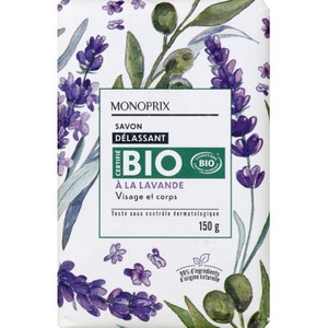 Monoprix Bio Savon lavande 150g