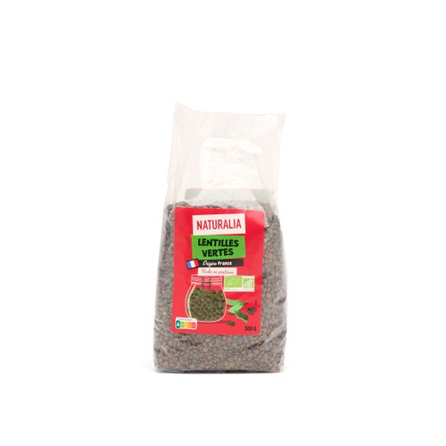 Naturalia Lentilles Vertes Origine France 500g