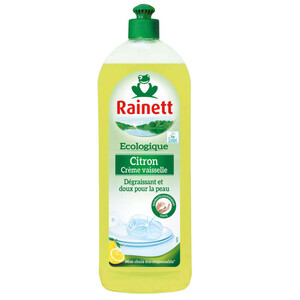 Rainett Liquide Vaisselle Main Ecologique Crème Citron 750 ml..