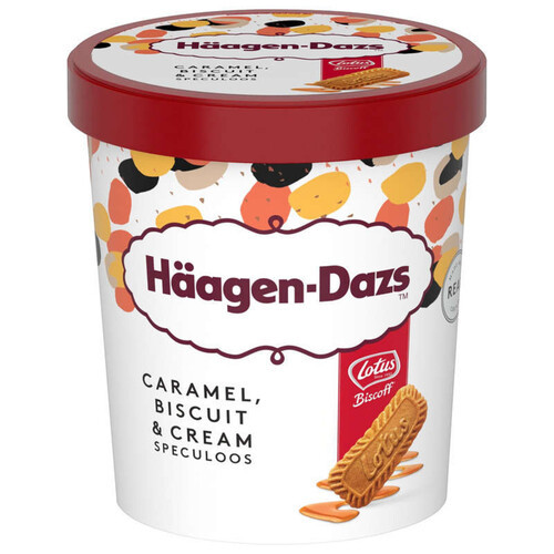 Haagen Dazs Glace Speculoos Biscuits Caramel & Crème 400g