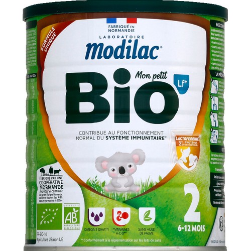 Modilac Lait bébé en poudre 2ème âge Dès 6 mois 800g