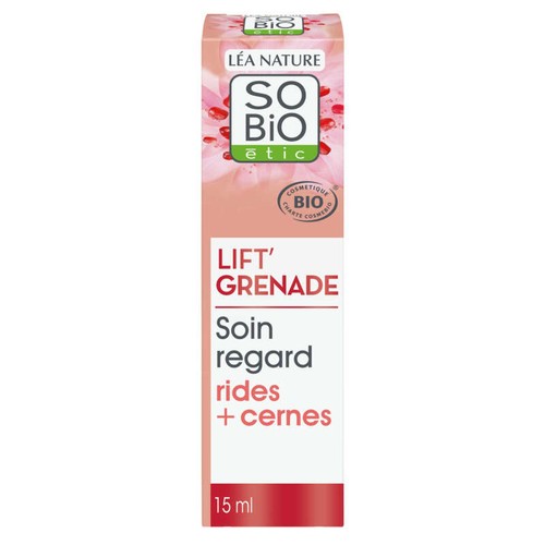 SO'BiO Étic Lift'Grenade Soin Regard Rides + Cernes Bio 15ml