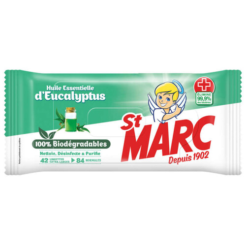 ST MARC Lingettes huile essentielle eucalyptus x42