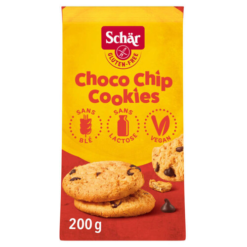 Schär Choco Chip Cookies Sans Gluten 200G