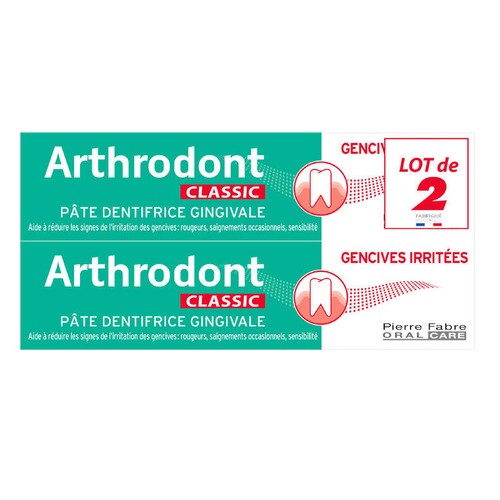 [Para] Arthrodont Dentifrice Gingivale Gencives Sensibles 2x75ml