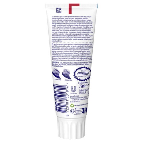 Signal Dentifrice mario kids fraise 75ml