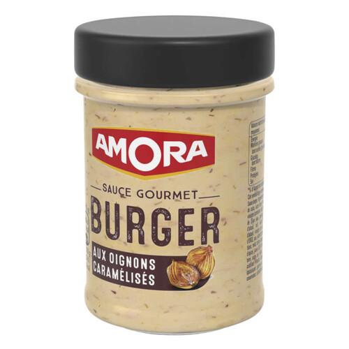 Amora Sauce Gourmet Burger Aux Oignons Caramélisés 188G