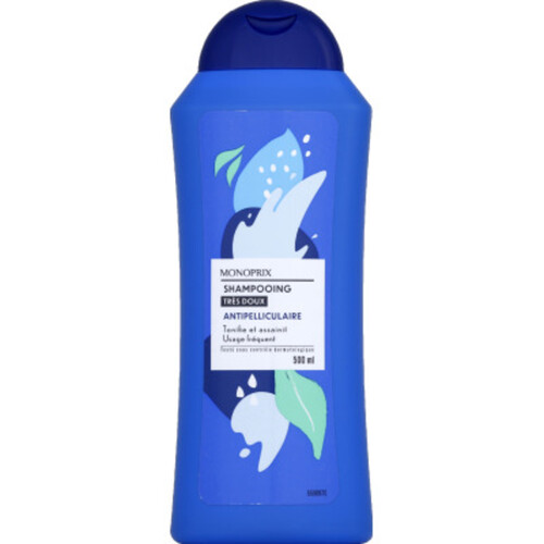 Monoprix shampooing très doux antipelliculaire 500ml