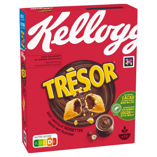 Kellogg's Céréales Trésor Chocolat noisettes 410g
