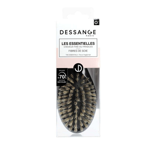 Dessange brosse Ovale matière recyclée cheveux fins Sanglier Petit Modèle