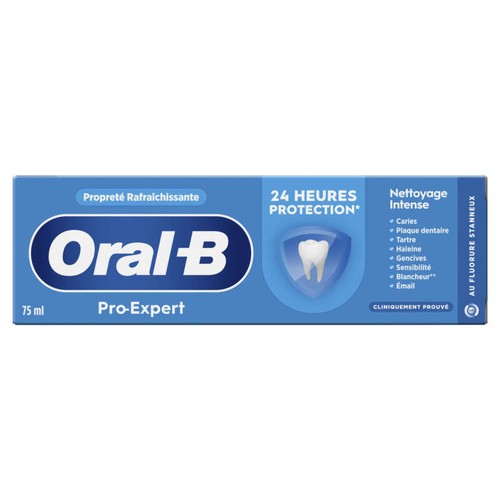 Oral-b pro-expert dentifrice nettoyage intense 75ml