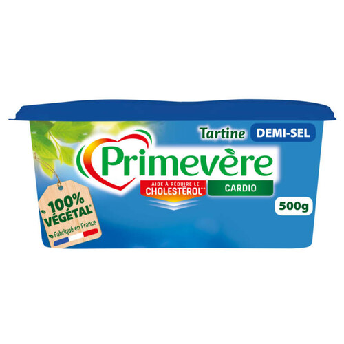 Primevère Margarine Tartine demi-sel 500g