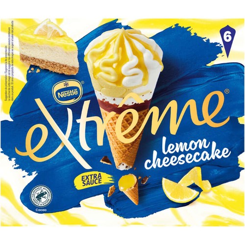 Extrême Cône Lemon Cheesecake x6