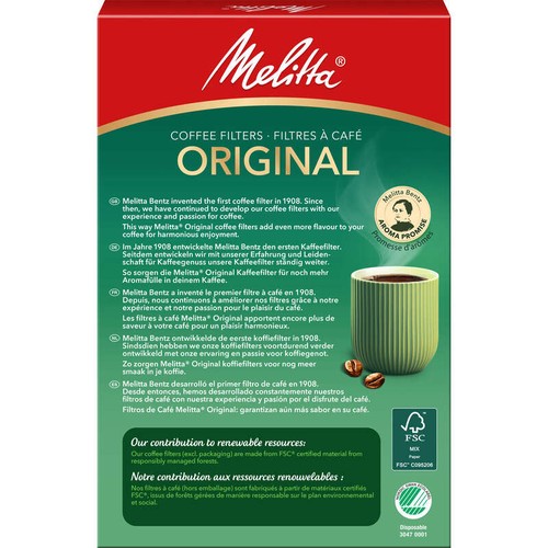Melitta Filtres à Café brun 80 unité
