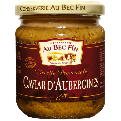 Conserverie Au Bec Fin Caviar D'Aubergines 180G